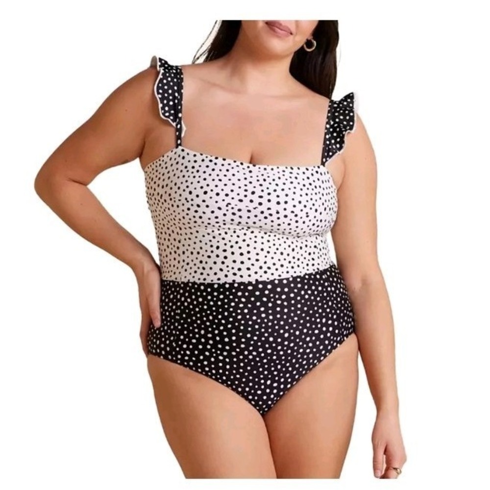 Summersalt Ruffle Oasis One Piece Swimsuit Size 6